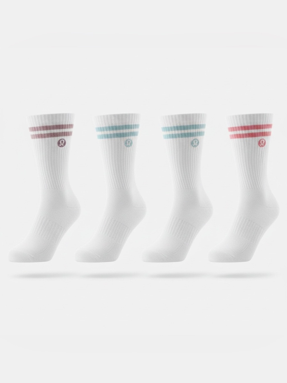 Lululemon Crew Socks Women's XL 4 Pair Bundle NWT